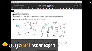 What makes an ammeter ideal [upl. by Ahsimak196]