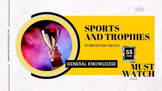 GK FOR NIFTNID Entrance Exam 2024 I Sports and Trophies I How to prepare for NIFTNID [upl. by Nirret267]