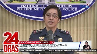 PNP hinamon si Espenido na patunayan ang kanyang isiniwalat ukol sa quota at reward  24 Oras [upl. by Grantland]