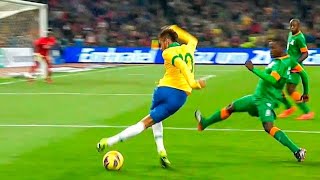 Il giorno in cui Neymar ha fatto il suo primo Hattrick con la Seleção Brasileira [upl. by Llyrpa]