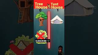 Treehouse vs tanthouse 🖤🖤 please like and subscribe 🖤sonukr06 trending shorts video vaira 🖤🙏 [upl. by Syst]