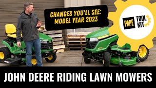 2023 Updates Youll See On John Deere Lawn Tractors [upl. by Aili384]