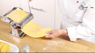 Homemade fresh pasta with Marcato Atlas 150 Classic  Video tutorial [upl. by Becka820]