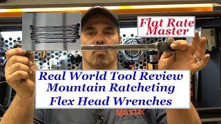 Real World Tool Review Mountain Ratcheting Flex Head Wrenches [upl. by Lilith]