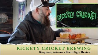 Rickety Cricket Brewing Kingman Arizona Beer Review [upl. by Oiliruam]