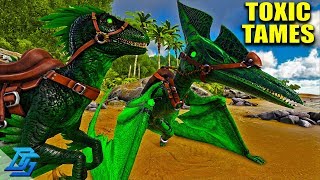 TAMING TOXIC PTERANODON amp TOXIC RAPTOR PRIMAL FEAR  Ark Survival Evolved Modded Lets Play  Pt4 [upl. by Nageem]