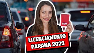 Licenciamento 2022 PARANÁ Confira datas valores e como pagar ONLINE ⚠️ [upl. by Darej]