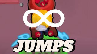 how to do infinites jumps with dinamike😆😨🤯🥳 brawlstars dinamike proplayer [upl. by Mullins]