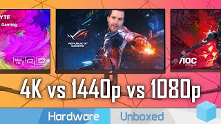 4K vs 1440p vs 1080p  What Monitor Resolution Should You Buy [upl. by Maurreen]