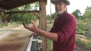 Rotary composter and flowthrough worm bin for mass composting [upl. by Heyman]