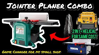 Two Tools in One Combo Jointer Planer Grizzly G0959 [upl. by Yeltsew116]