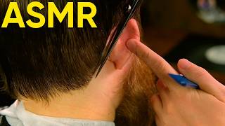 Scissors Only Haircut for a King 💈 ASMR BARBER [upl. by Reiner]