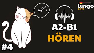 Katze Schnurrt  A2B1 Deutsch Hören Podcast [upl. by Lemart986]