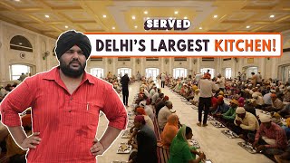 Delhis Biggest Langar at Gurudwara Bangla Sahib  Best Indian Food  Served 14 [upl. by Naie]