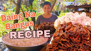 DAING NA BANGUS Prepared 160 pieces Of Daing Baby Bangus For Everyone  Iligan City [upl. by Brower]