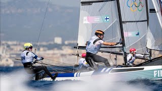 Olympics sailing highlights  Epic photos from last day of competition [upl. by Tomasz]