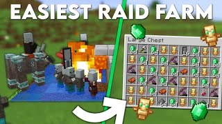 Minecraft EASIEST Raid Farm 120  Insane loot Voltrox [upl. by Neelrihs]