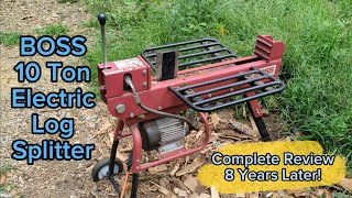 BOSS 10 Ton Electric Log Splitter [upl. by Stelmach957]