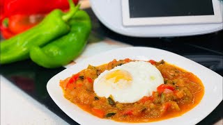 PISTO con HUEVOS POCHÉ THERMOMIX [upl. by Einhorn]