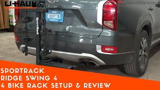 Sportrack Ridge Swing 4  4 Bike Rack Setup amp Review  SR2415 [upl. by Erida]