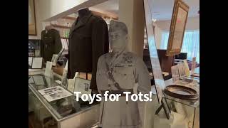 Toys for Tots with Goober and Chesty Puller donation program at Fall In November 1st [upl. by Duck]