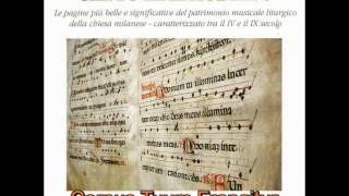 Corpus Tuum Frangitur Canto Ambrosiano [upl. by Ingamar]