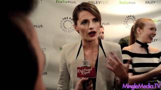 Stana Katic at Castle PaleyFest 2012 Red Carpet [upl. by Wagstaff]