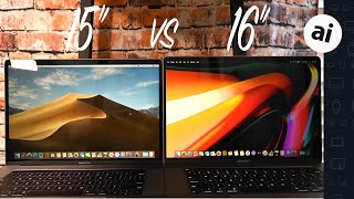 16inch MacBook Pro vs 15inch MacBook Pro Comparison [upl. by Ednalrim]