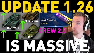 Update 126 is MASSIVE for World of Tanks [upl. by Xonel]