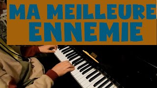 Stromae Pomme  Ma meilleure ennemie  Piano Cover Tutorial Accords Instrumental  PARTITION [upl. by Meingolda515]