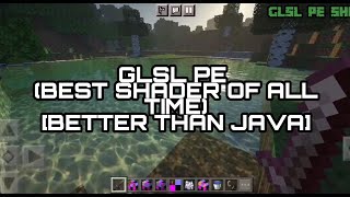 GLSL PEBest Mcpe ShadersCredits To Gabriel PaixaoFREE [upl. by Subocaj]