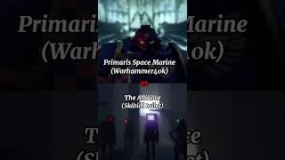 Primaris Space Marine vs The Alliance iZackBotskibiditoilet warhammer40k capcut fypシ [upl. by Joycelin]