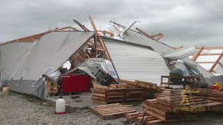 Tornado Warned Damage Salvisa KY [upl. by Scheld]