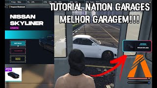 Nation Garages FiveM  Tutorial como adicionar garagens públicas e de serviço  download [upl. by Coward]