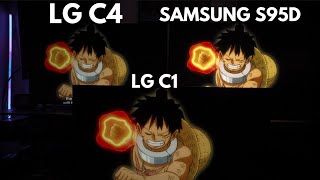 Oof The LG C4 Cant Do Color VS LG C1 amp Samsung S95D [upl. by Rabbi]