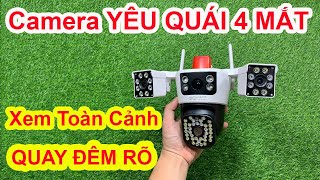 Camera Yoosee Wifi 4 Mắt Ngoài Trời  Cách Sử Dụng Camera Yoosee 4 MẮT 3 MÀN HÌNH MẪU MỚI Cực Dễ [upl. by Dombrowski]