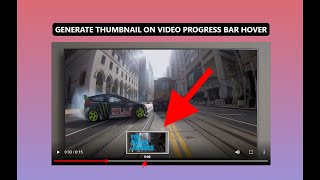 How to generate snapshot while hovering on video progress bar  React  JS [upl. by Aihsei]