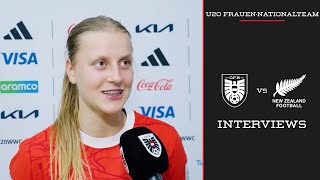 Stimmen zum historischen Erreichen des WMAchtelfinales  U20 Frauen  Österreich  Neuseeland  31 [upl. by Anahir]