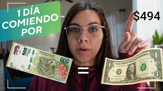 DÍA 3  un día COMIENDO POR 1 DOLAR en Argentina 🇦🇷 ✔ [upl. by Hamilah]