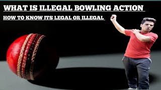 What is illegal bowling action  illegal bowling action  Throwing ball  chucking ball [upl. by Eppie]