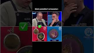 MASTERCHEF GÜNÜN YEMEKLERİ VE KAZANANLARI masterchef [upl. by Calie]