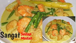 Udang Masak Lemak Cili Api  sedap sangat [upl. by Edholm]