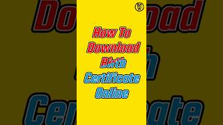 How To Download Birth Certificate Online In Tamilnadu birthcertificate birthcertificateonline [upl. by Velda648]