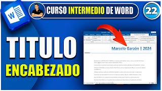 🔵 Como poner TITULOS ENCABEZADOS EN MICROSOFT WORD 2024 [upl. by Artcele]