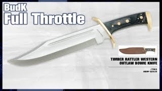 Timber Rattler Western Outlaw Bowie Knife [upl. by Myca]