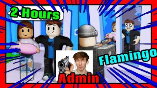 2 Hours of Flamingo Roblox Admin Abuse [upl. by Llenram203]