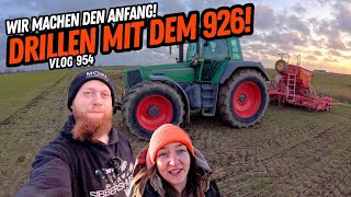 FarmVLOG954  Fendt am Limit an der Drille [upl. by Enixam]