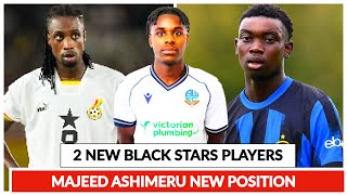 BLACK STARS NEWS 🇬🇭 TWO NEW GHANA PLAYERS IN EUROPE MAJEED ASHIMERU MEW POSITION JORDAN x SULEMANA [upl. by Ainollopa]