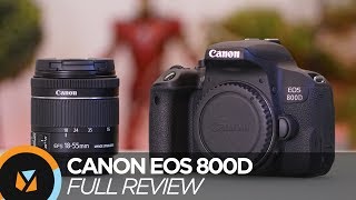 Canon EOS 800D Review [upl. by Attenor737]