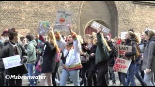 scholieren klimaatstaking  Malieveld Den Haag [upl. by Cati]